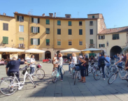 Lucca city in Italy